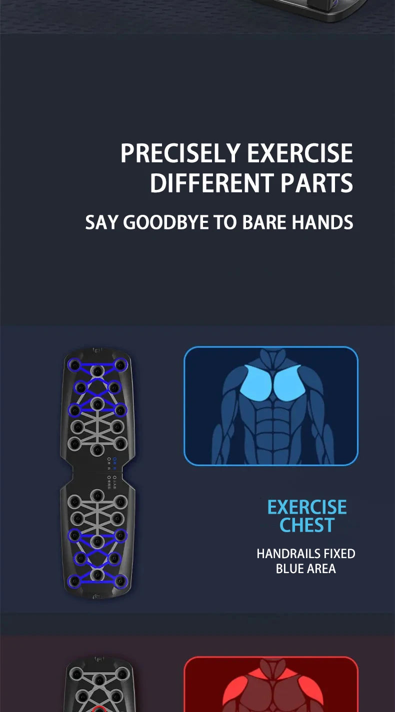 FOLDABLE PUSH-UP BOARD SET