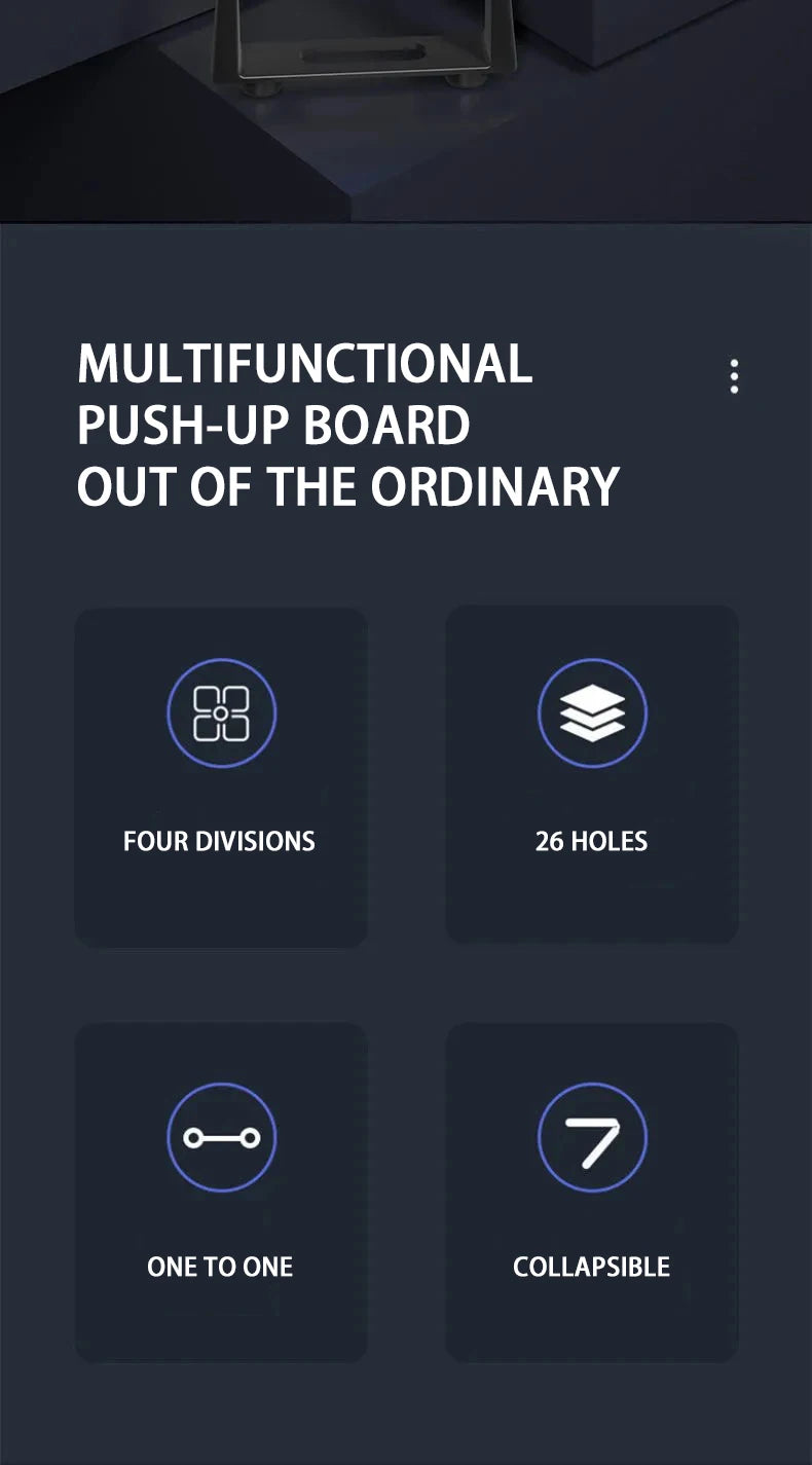 FOLDABLE PUSH-UP BOARD SET