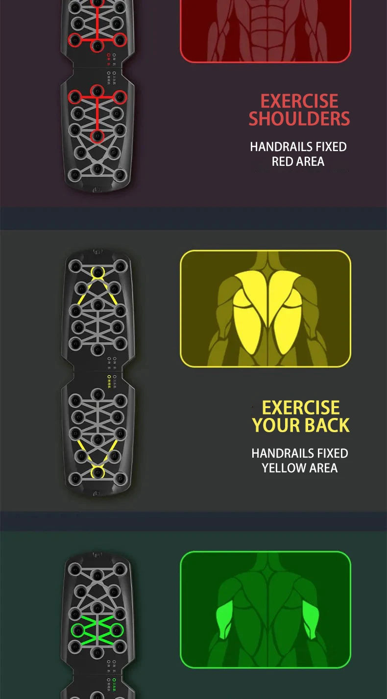 FOLDABLE PUSH-UP BOARD SET