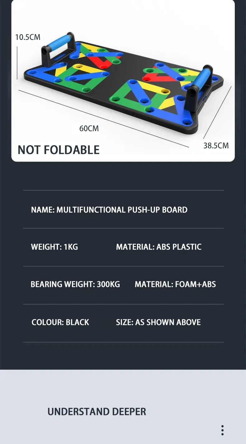 FOLDABLE PUSH-UP BOARD SET