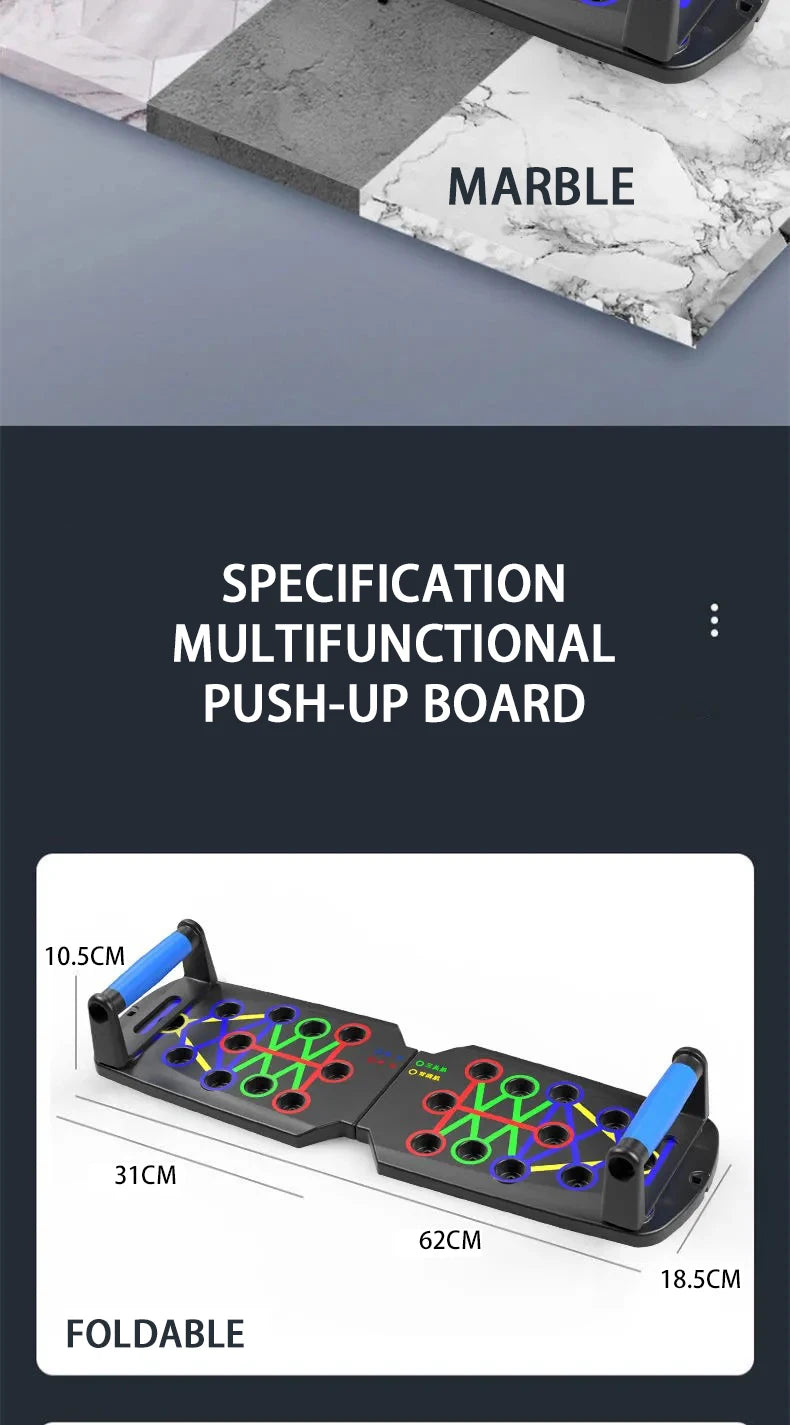 FOLDABLE PUSH-UP BOARD SET