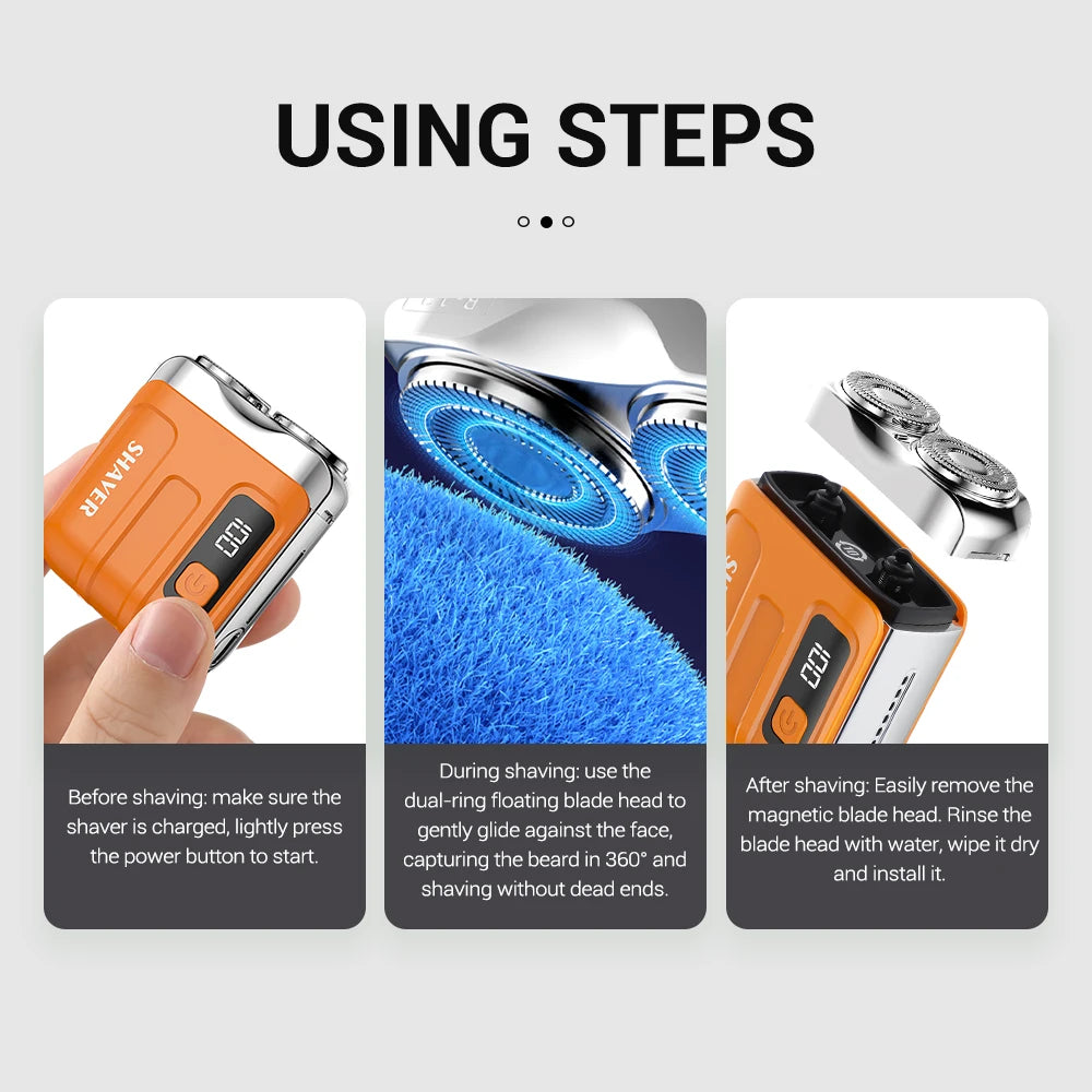 MINI LED PORTABLE SHAVER