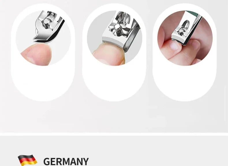 GREEN LEATHER MANICURE KIT