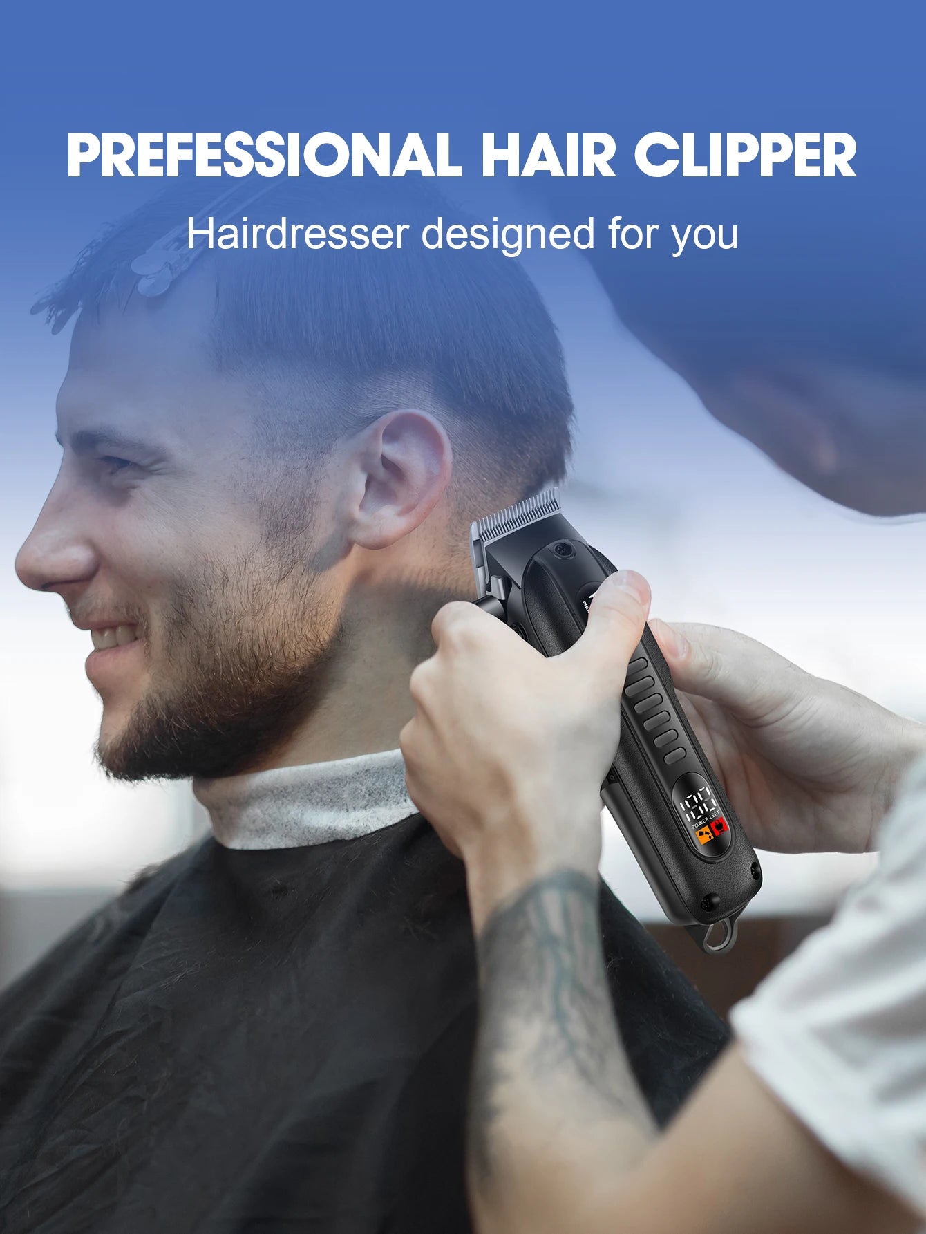 HIENA PRO HAIR CLIPPER TRIMMER