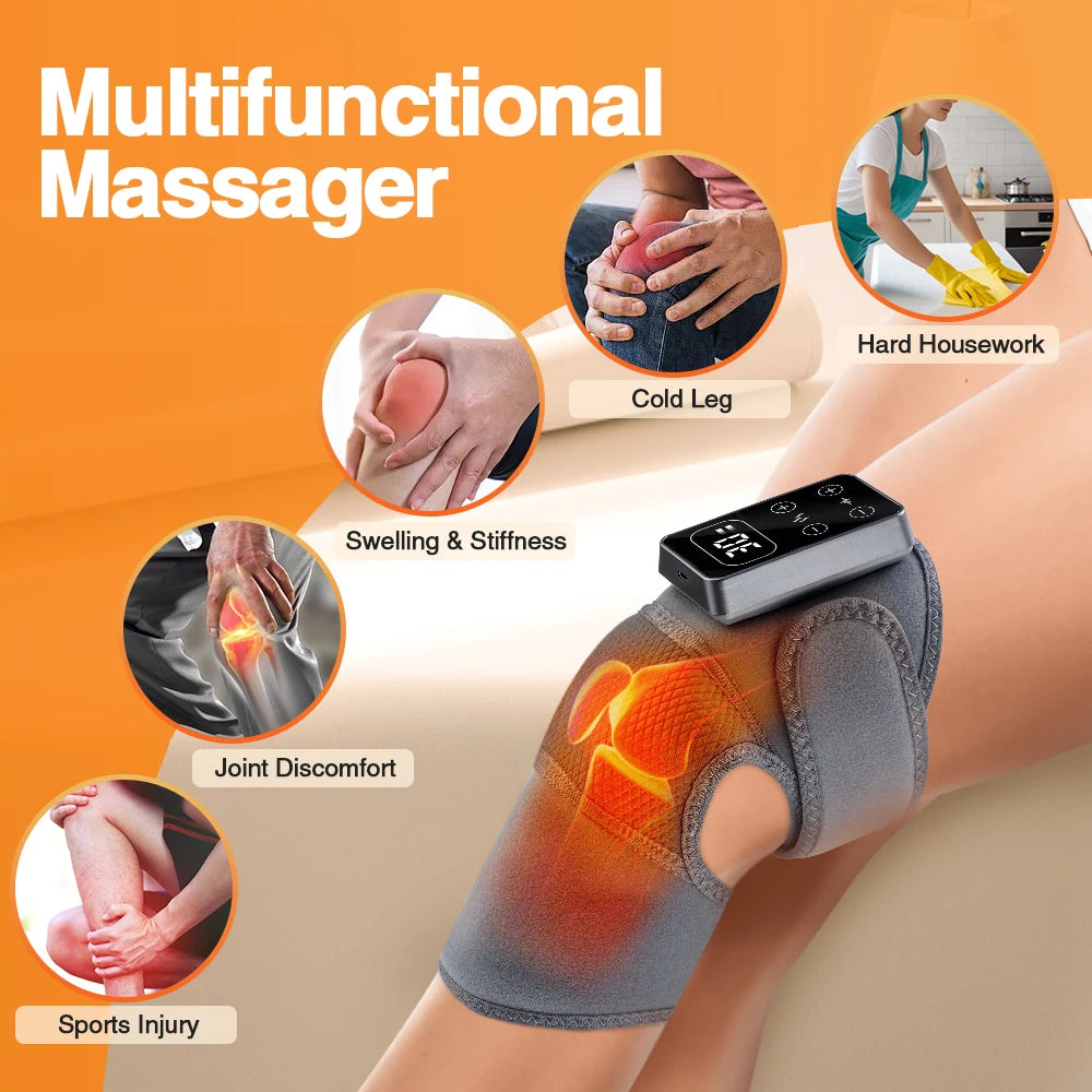 ELECTRIC INFRARED KNEE MASSAGER BRACE