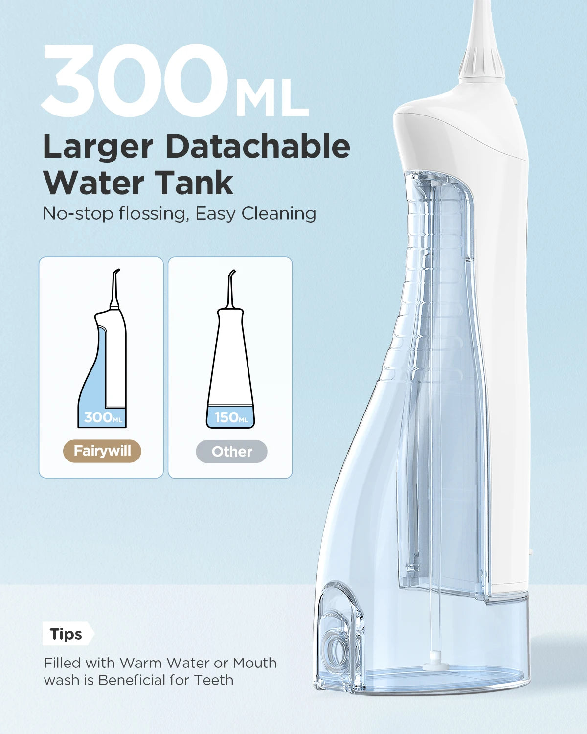 FAIRYWILL 300ML PORTABLE FLOSSER