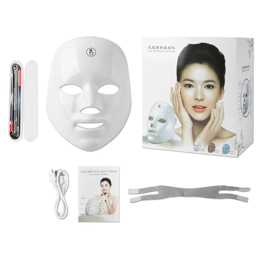 LED LIGHT THERAPY MASK.