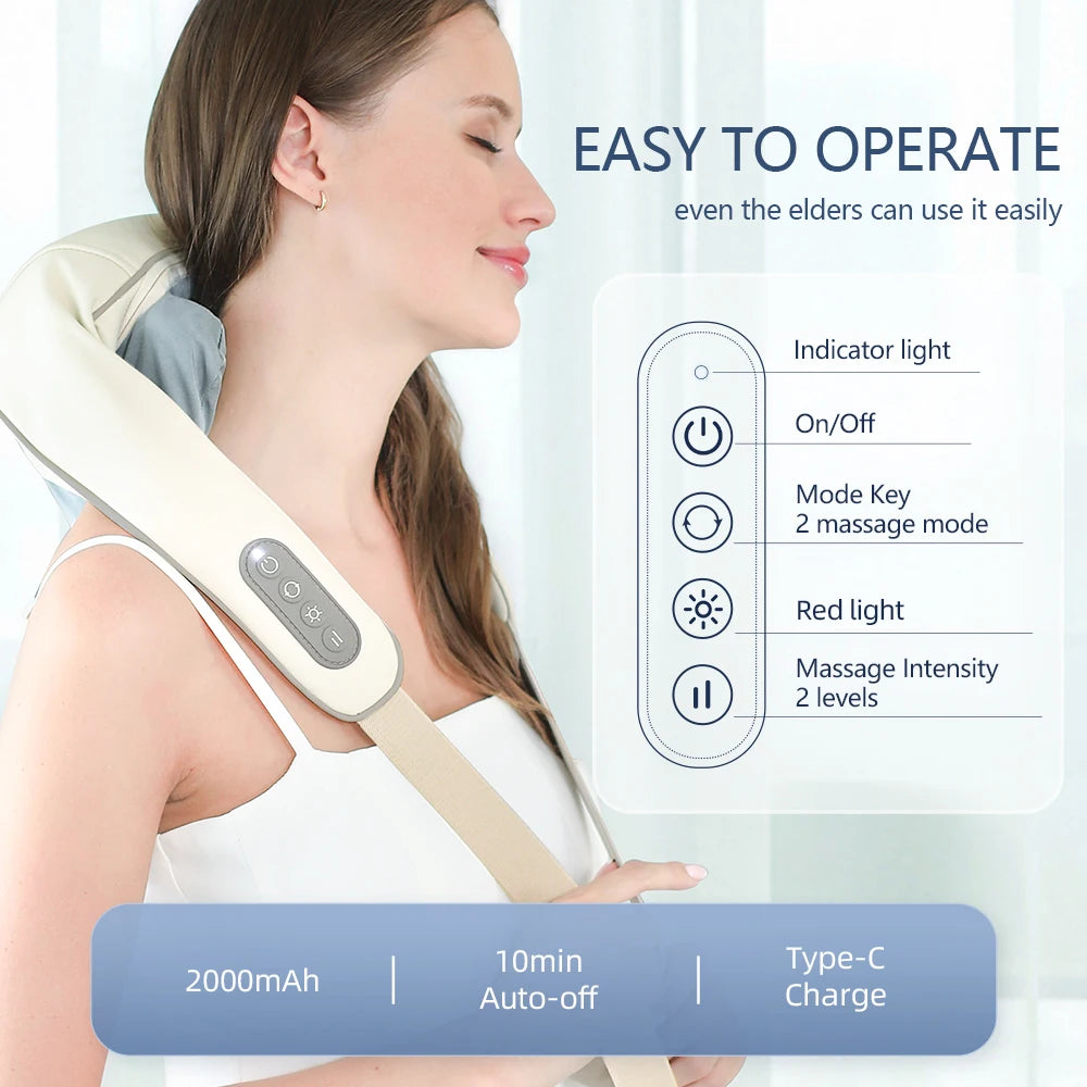 WIRELESS NECK MASSAGER SHAWL