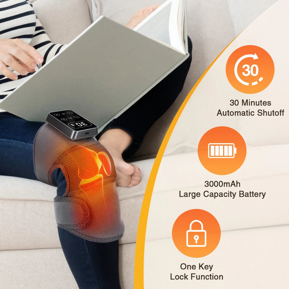 ELECTRIC INFRARED KNEE MASSAGER BRACE