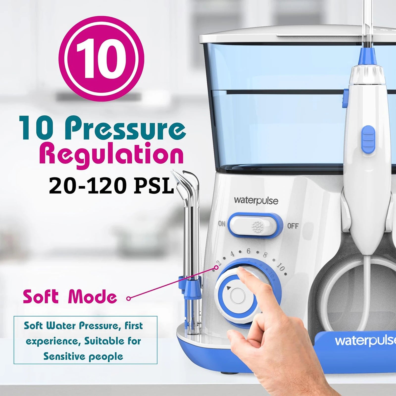WATERPULSE 800ML ELECTRIC FLOSSER