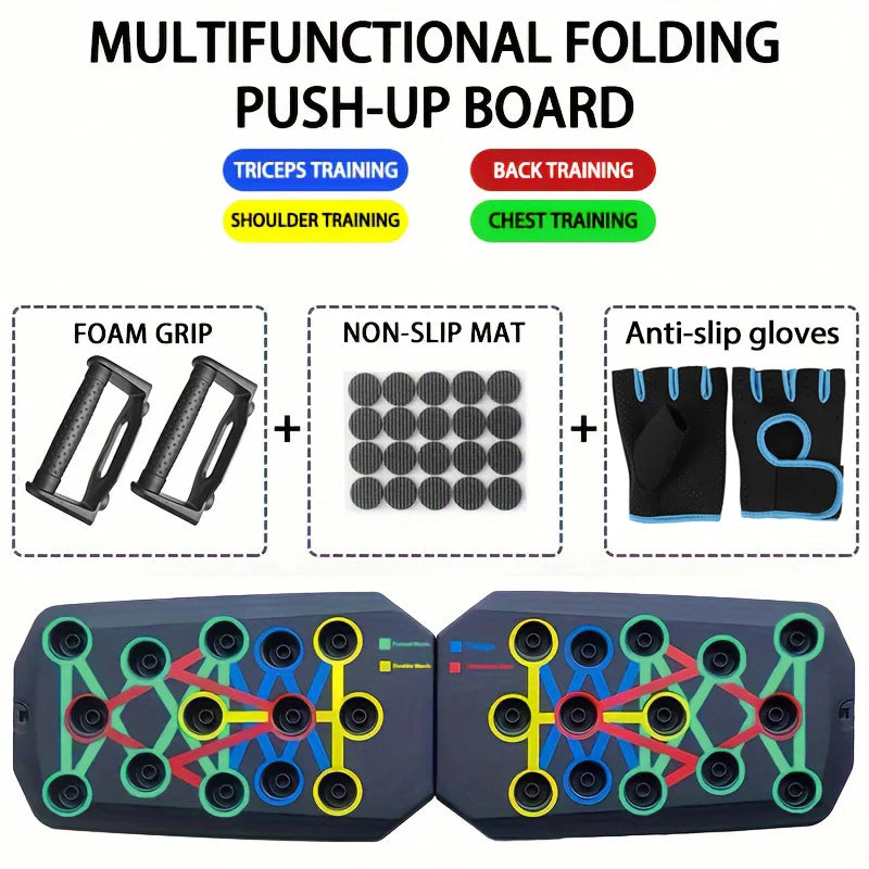 FOLDABLE PUSH-UP BOARD SET