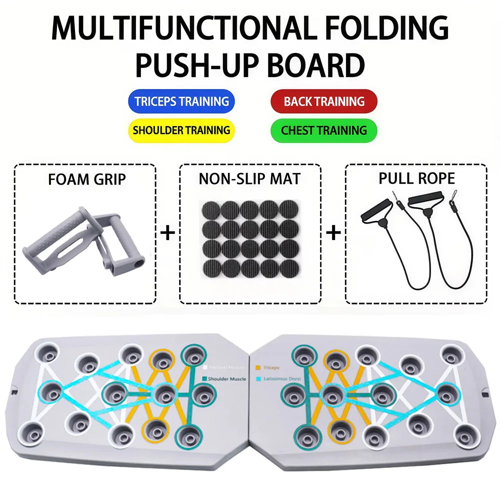 FOLDABLE PUSH-UP BOARD SET