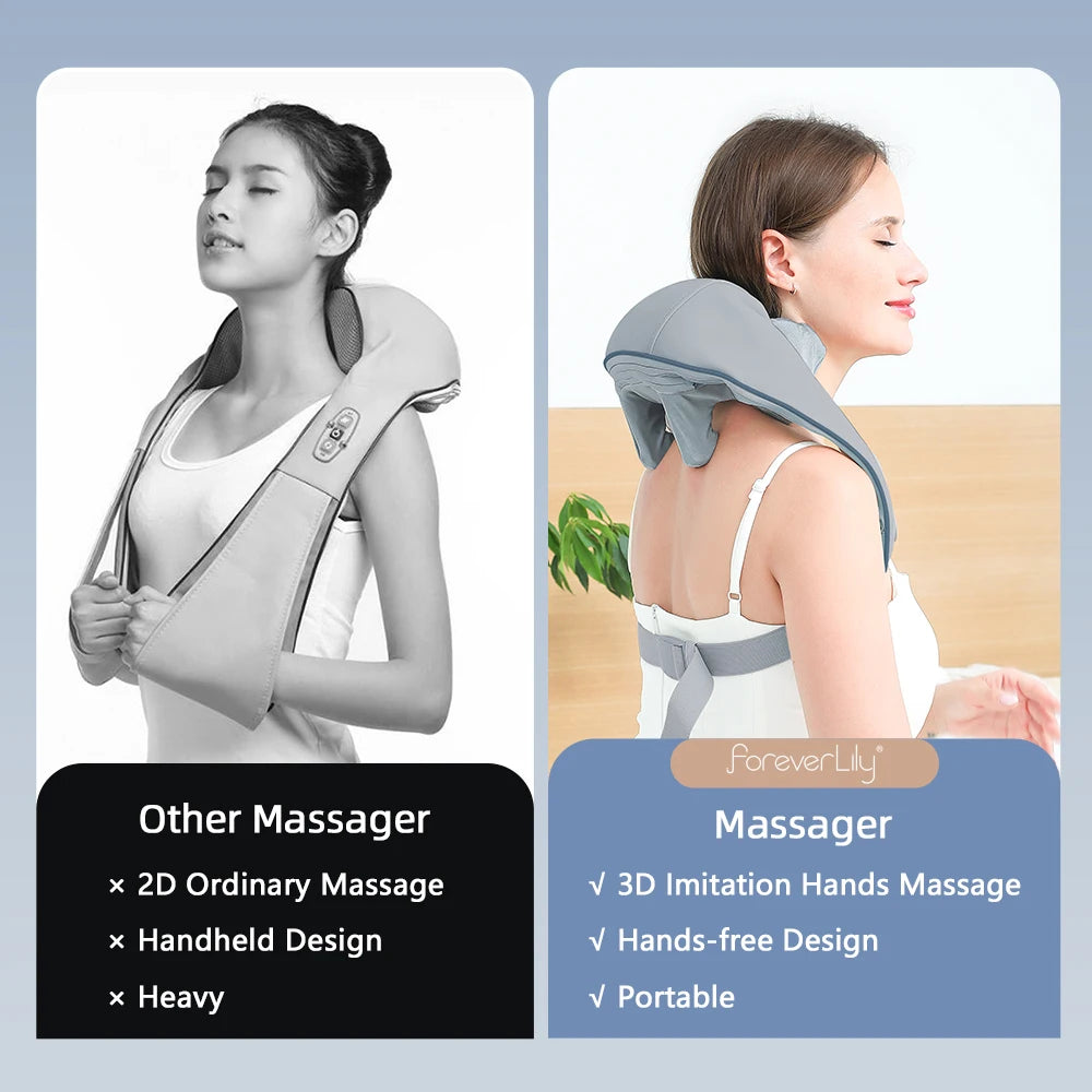 WIRELESS NECK MASSAGER SHAWL