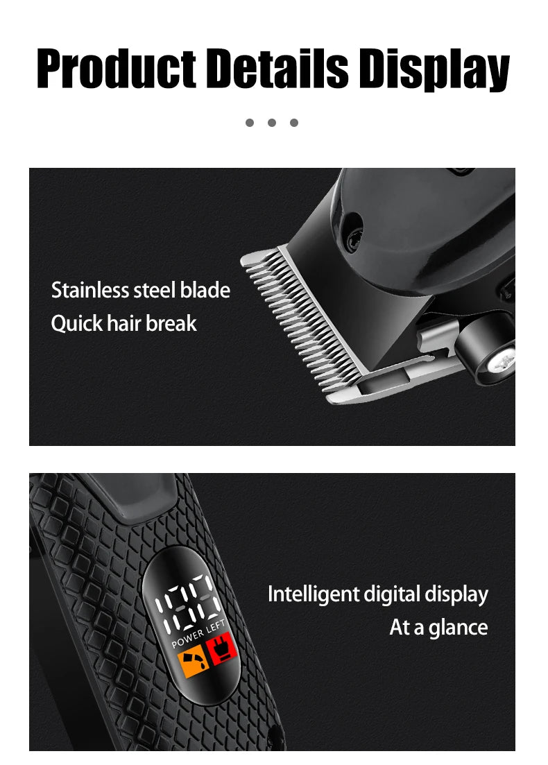 HIENA PRO HAIR CLIPPER TRIMMER