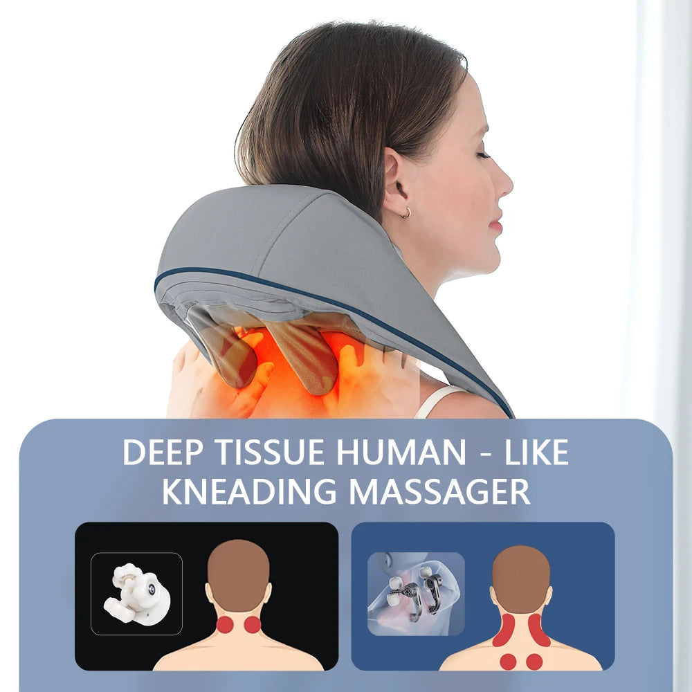 WIRELESS NECK MASSAGER SHAWL