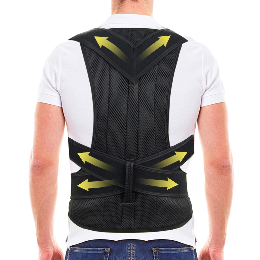 ADJUSTABLE SCOLIOSIS BACK BRACE