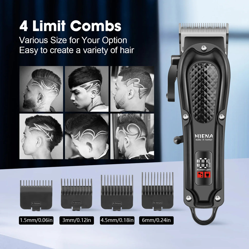 HIENA PRO HAIR CLIPPER TRIMMER