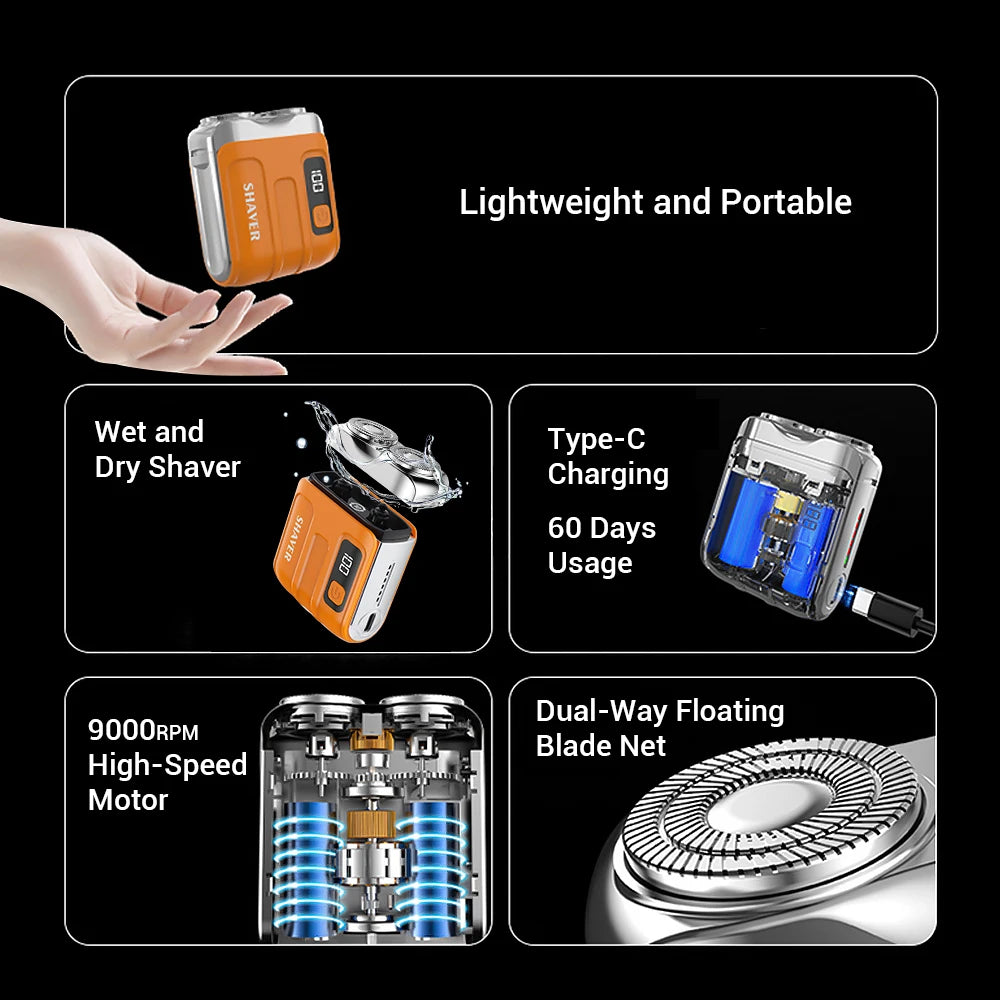 MINI LED PORTABLE SHAVER