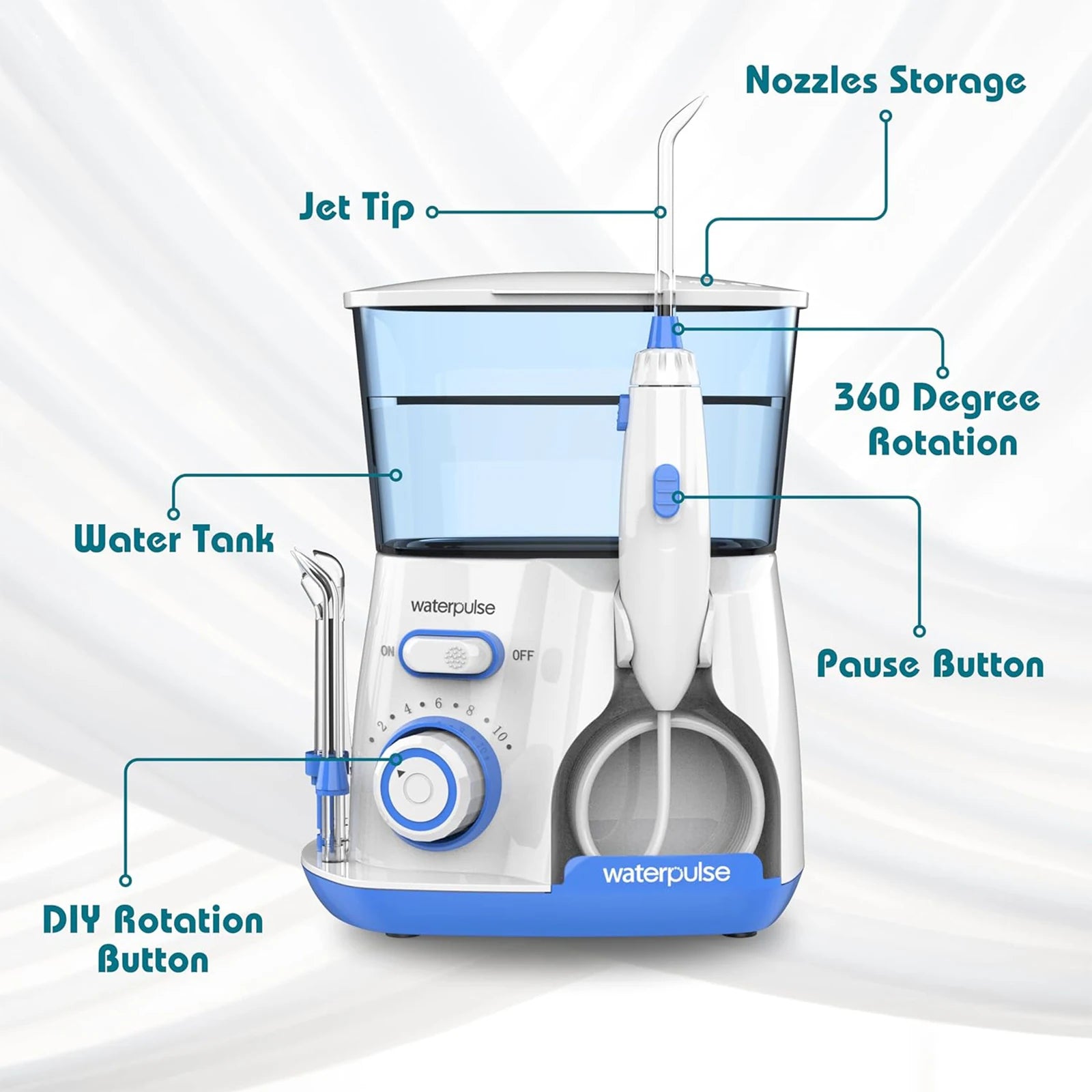 WATERPULSE 800ML ELECTRIC FLOSSER
