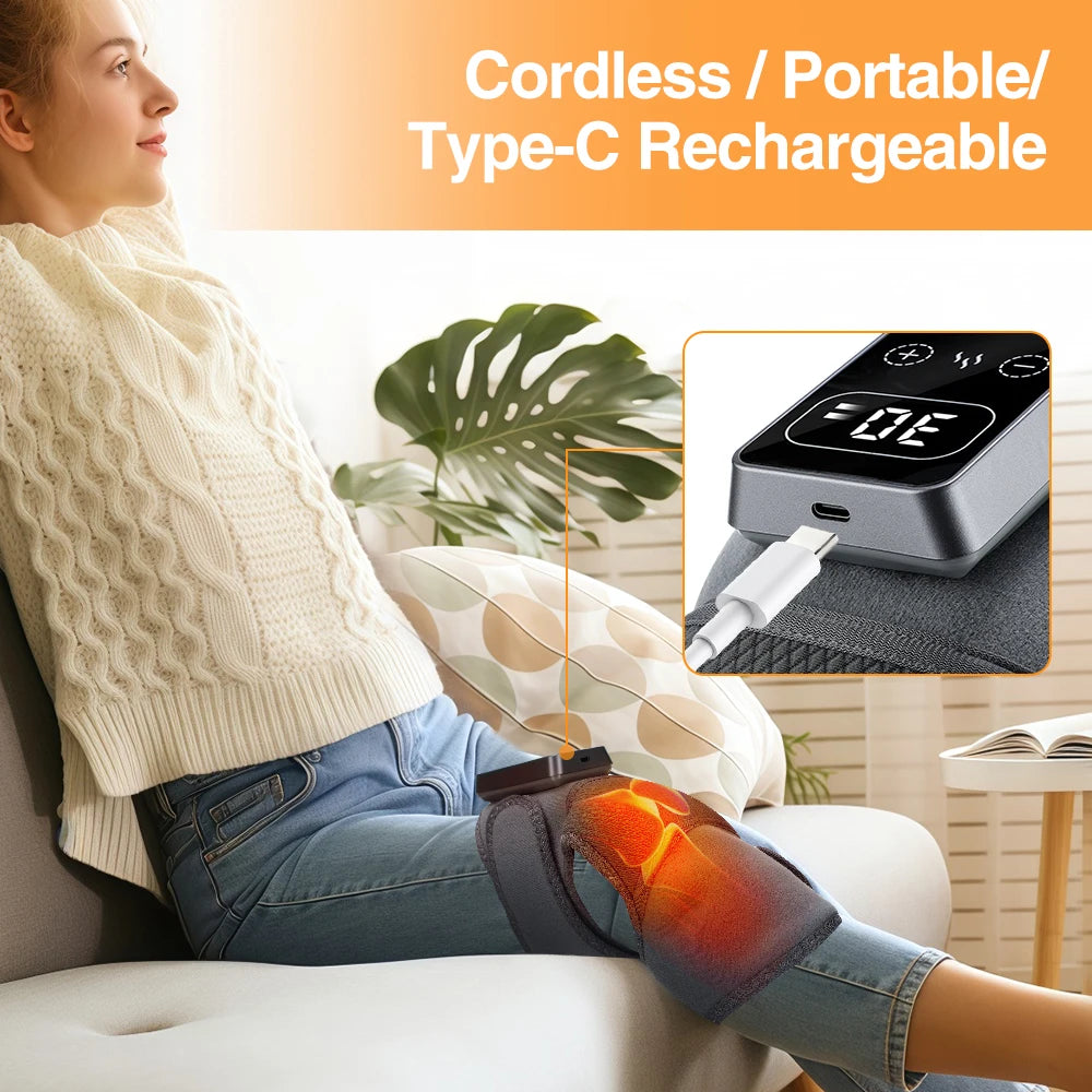 ELECTRIC INFRARED KNEE MASSAGER BRACE