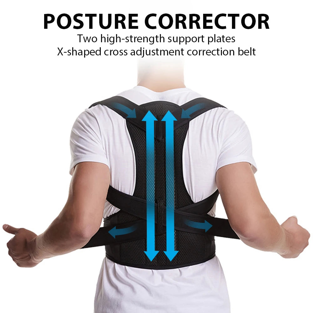 ADJUSTABLE SCOLIOSIS BACK BRACE