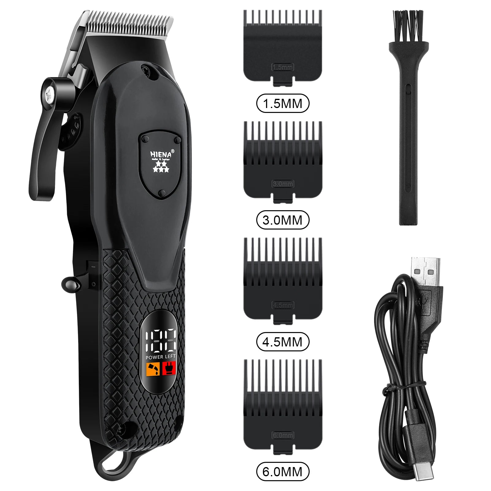HIENA PRO HAIR CLIPPER TRIMMER