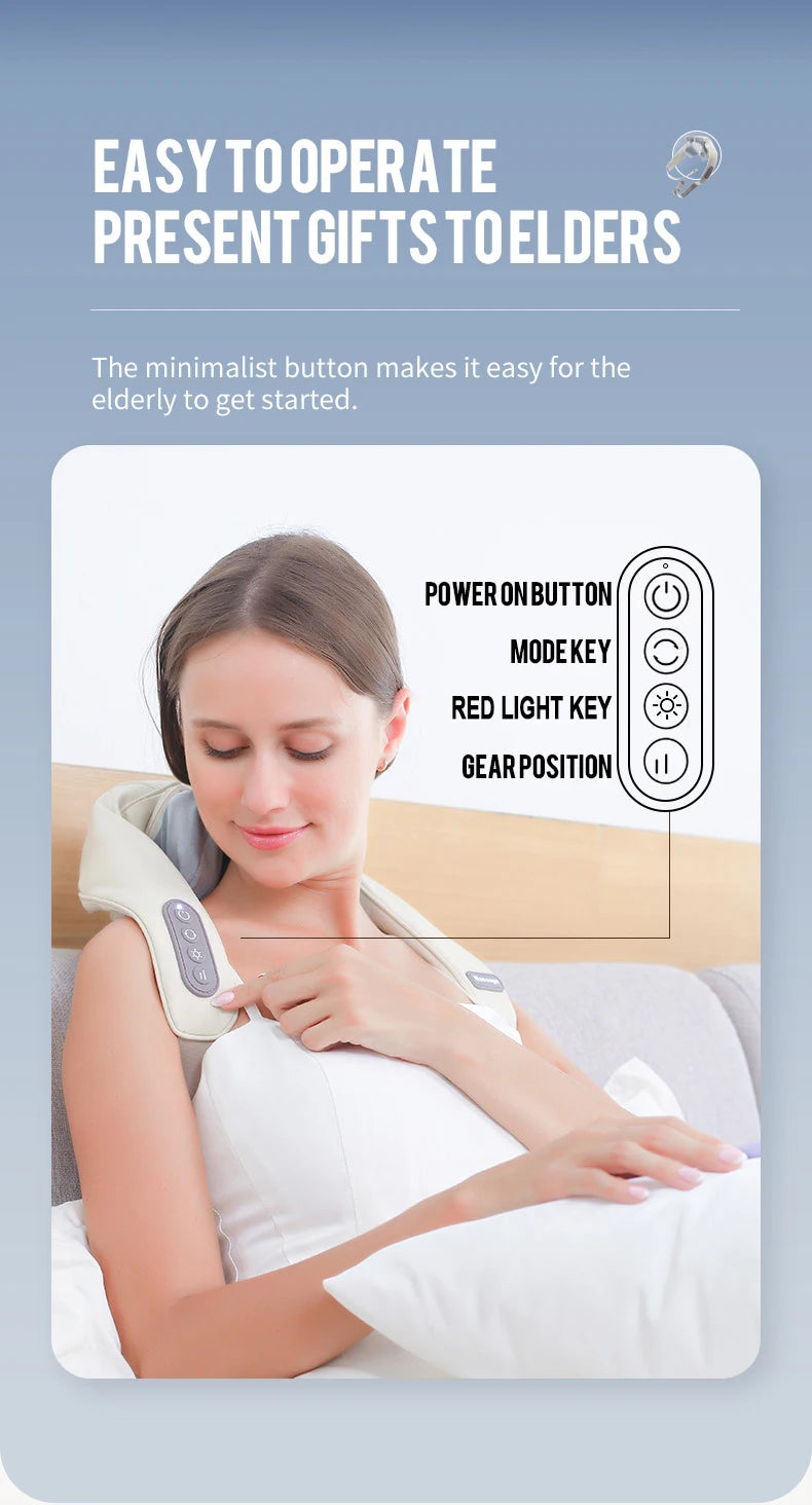 WIRELESS NECK MASSAGER SHAWL