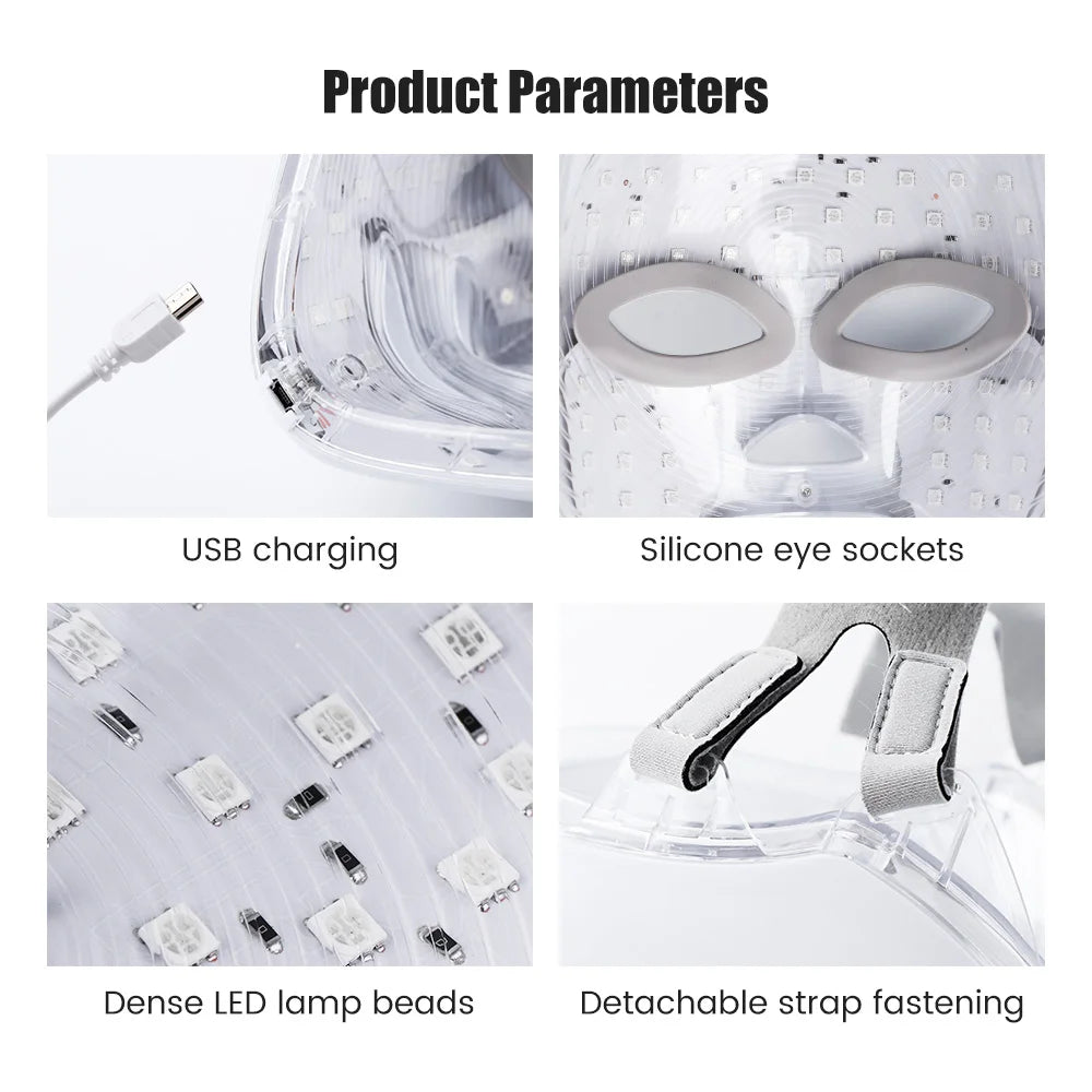 LED LIGHT THERAPY MASK.