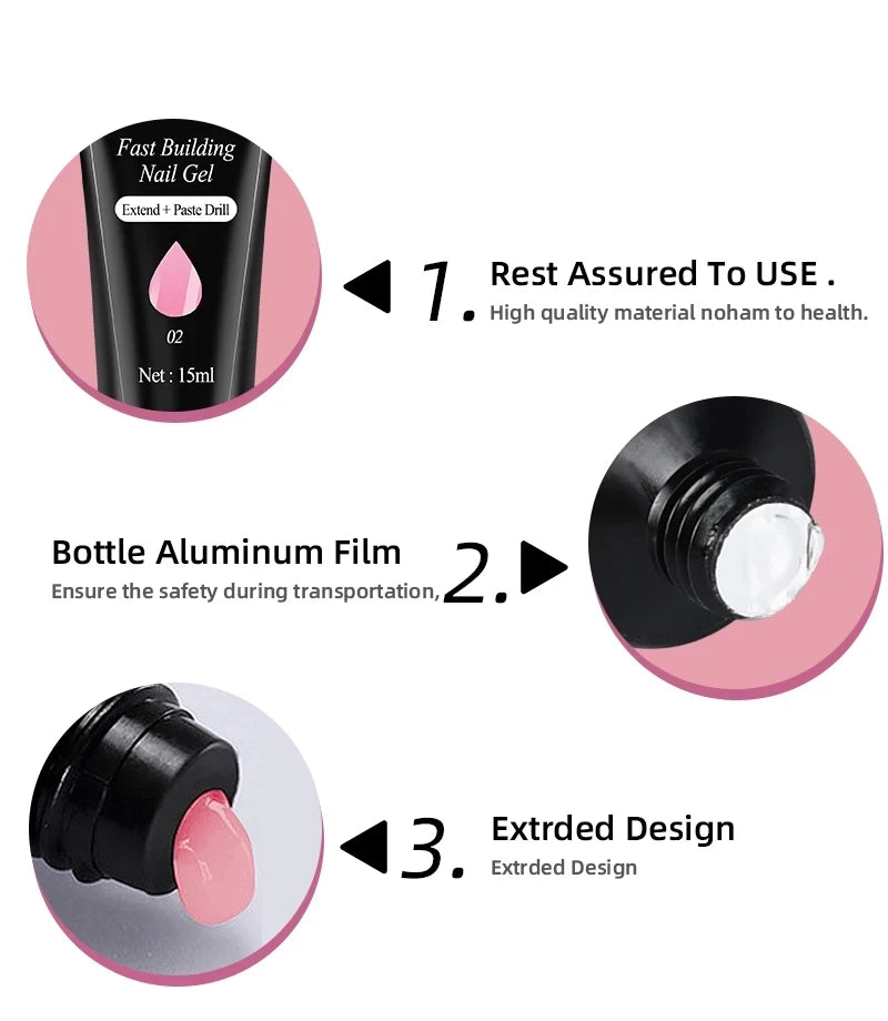  All in One Gel Nail Polish Kit