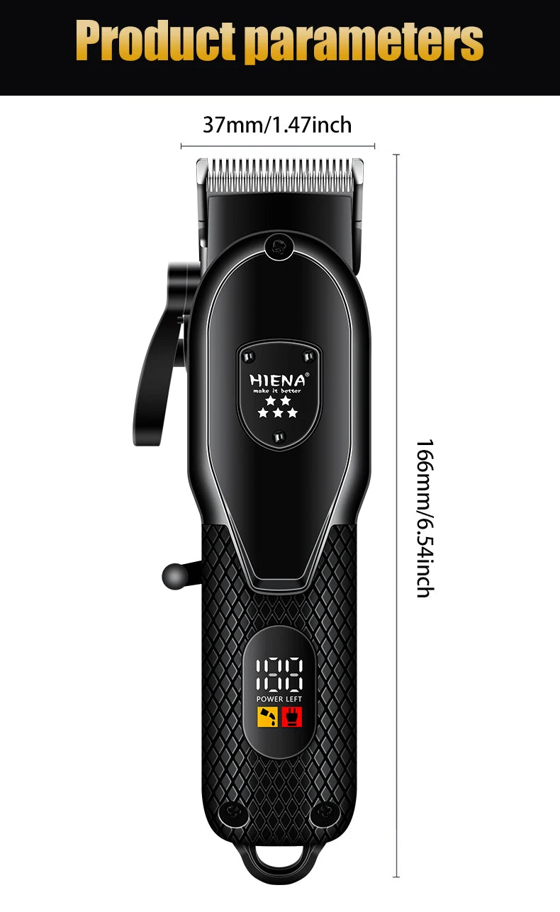 HIENA PRO HAIR CLIPPER TRIMMER