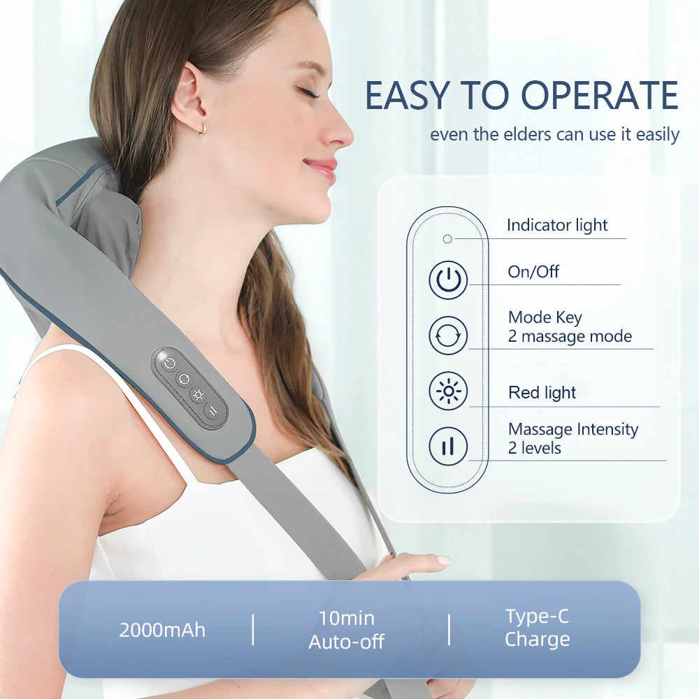 WIRELESS NECK MASSAGER SHAWL