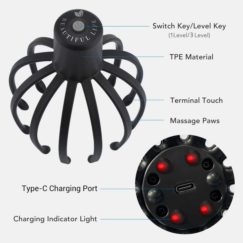 ELECTRIC OCTOPUS SCALP MASSAGER